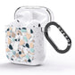 Terrazzo Pattern AirPods Glitter Case Side Image