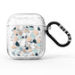 Terrazzo Pattern AirPods Glitter Case