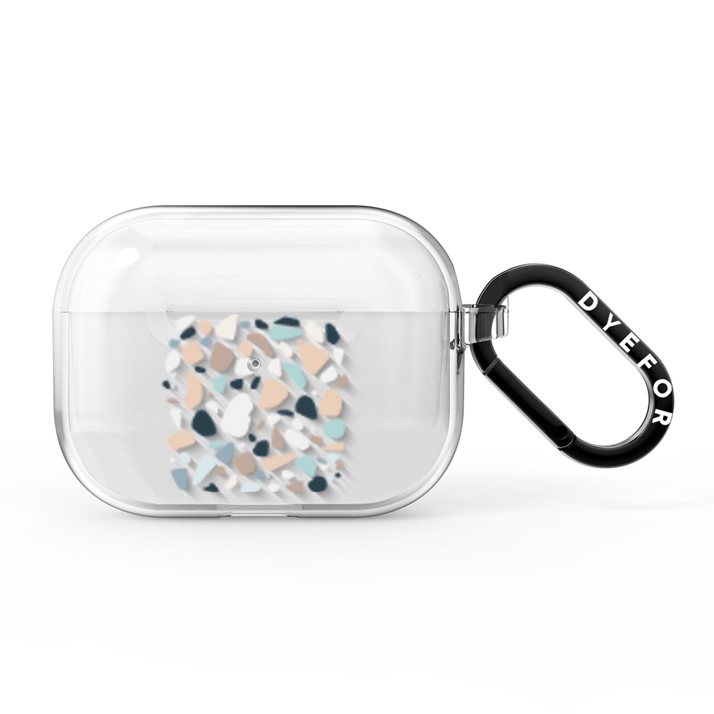 Terrazzo Pattern AirPods Pro Clear Case