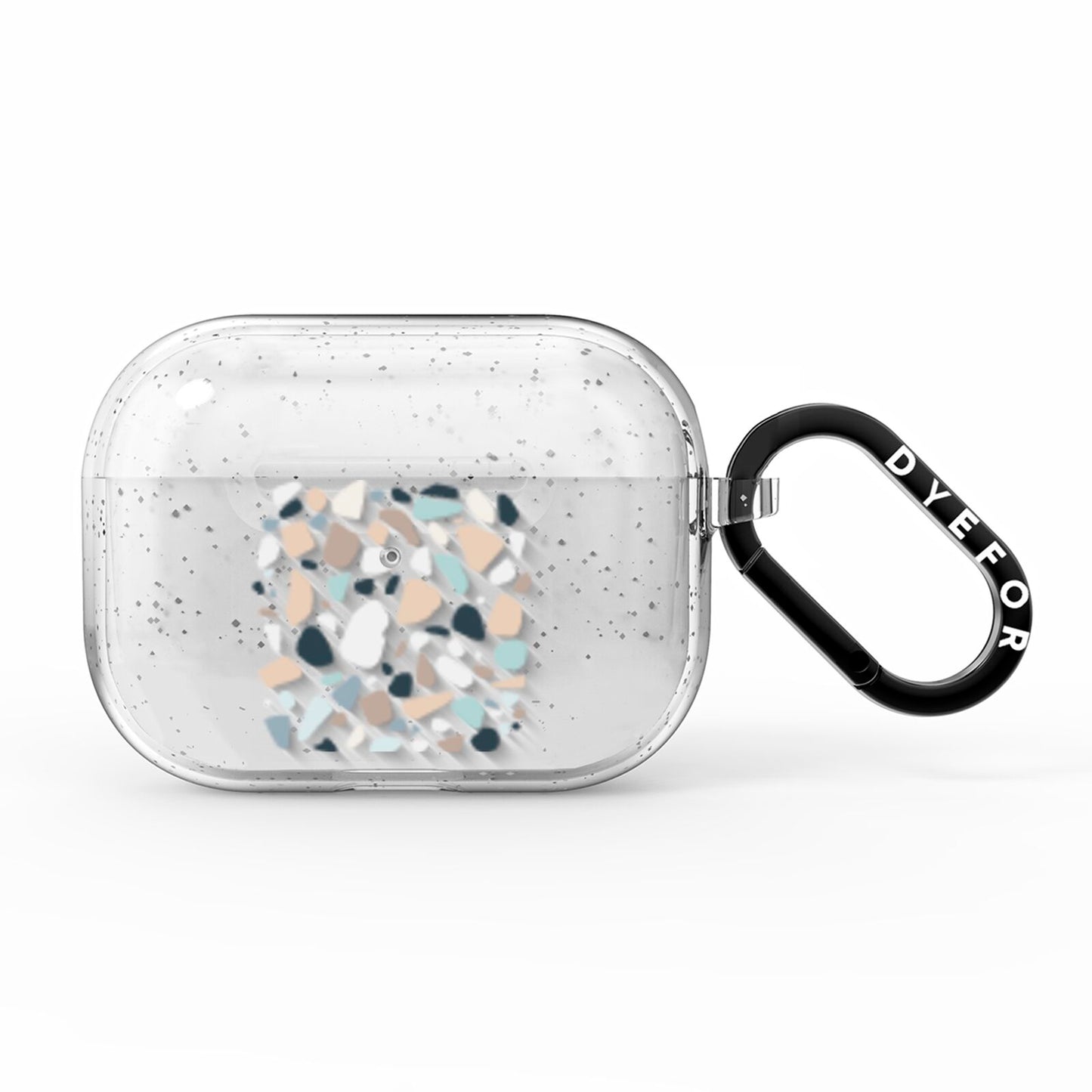 Terrazzo Pattern AirPods Pro Glitter Case