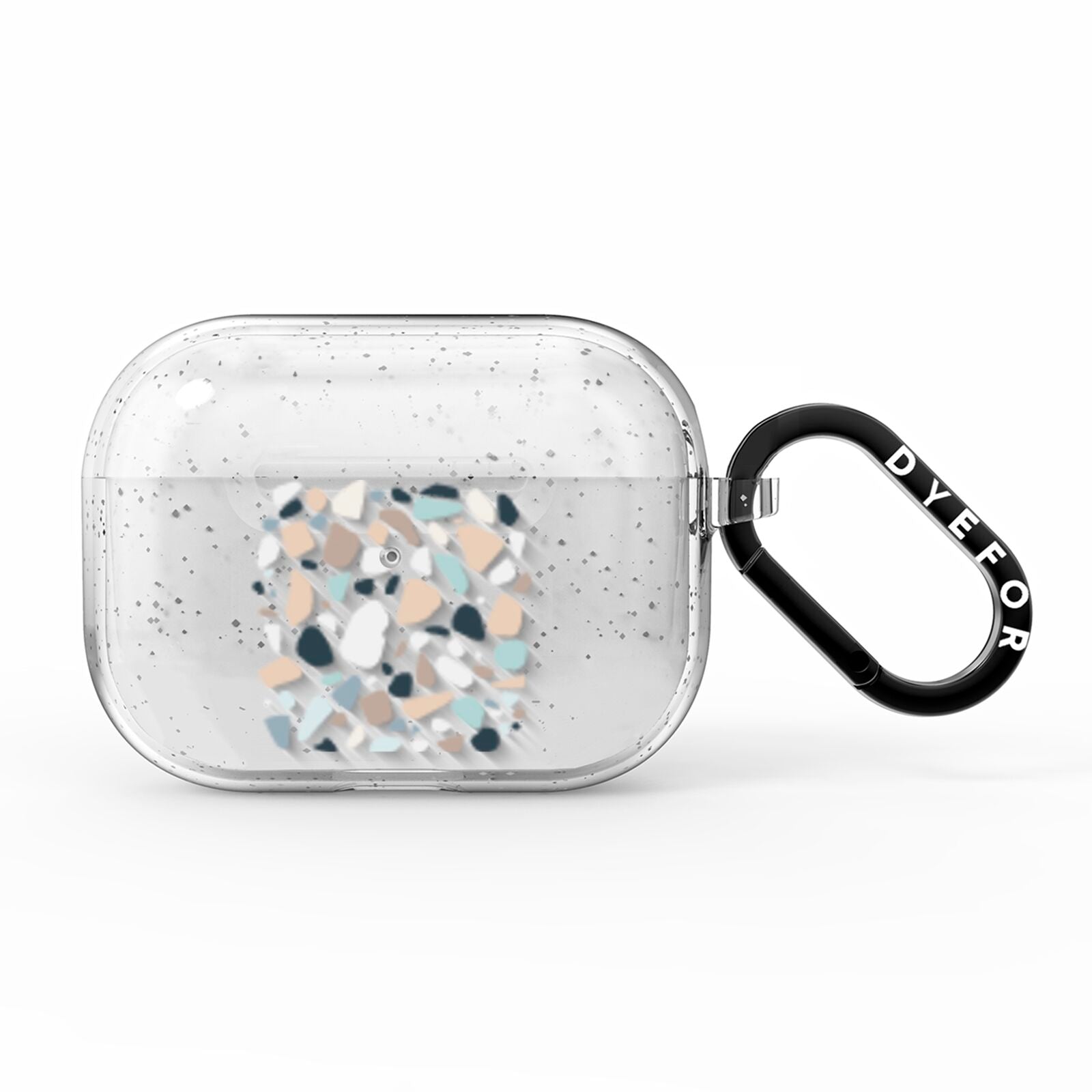 Terrazzo Pattern AirPods Pro Glitter Case