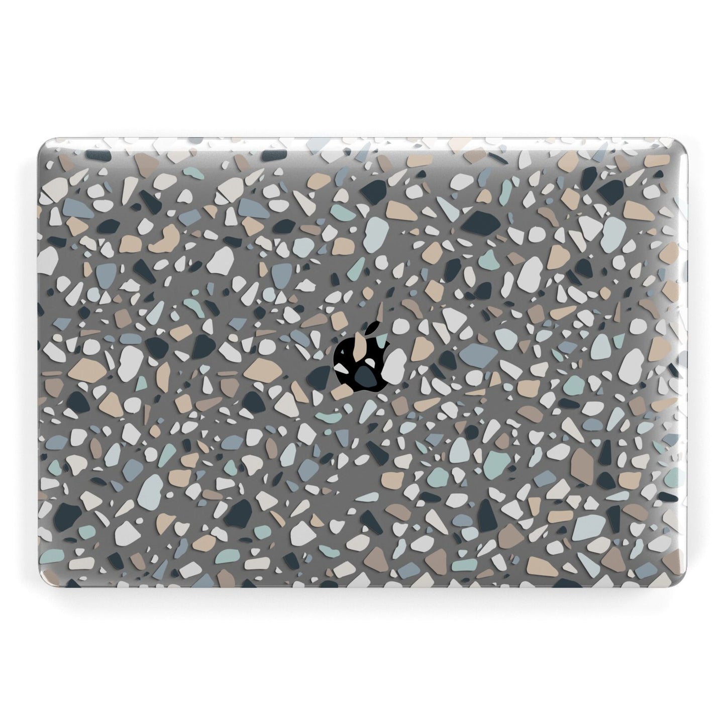 Clear Terrazzo Pattern Apple MacBook Case