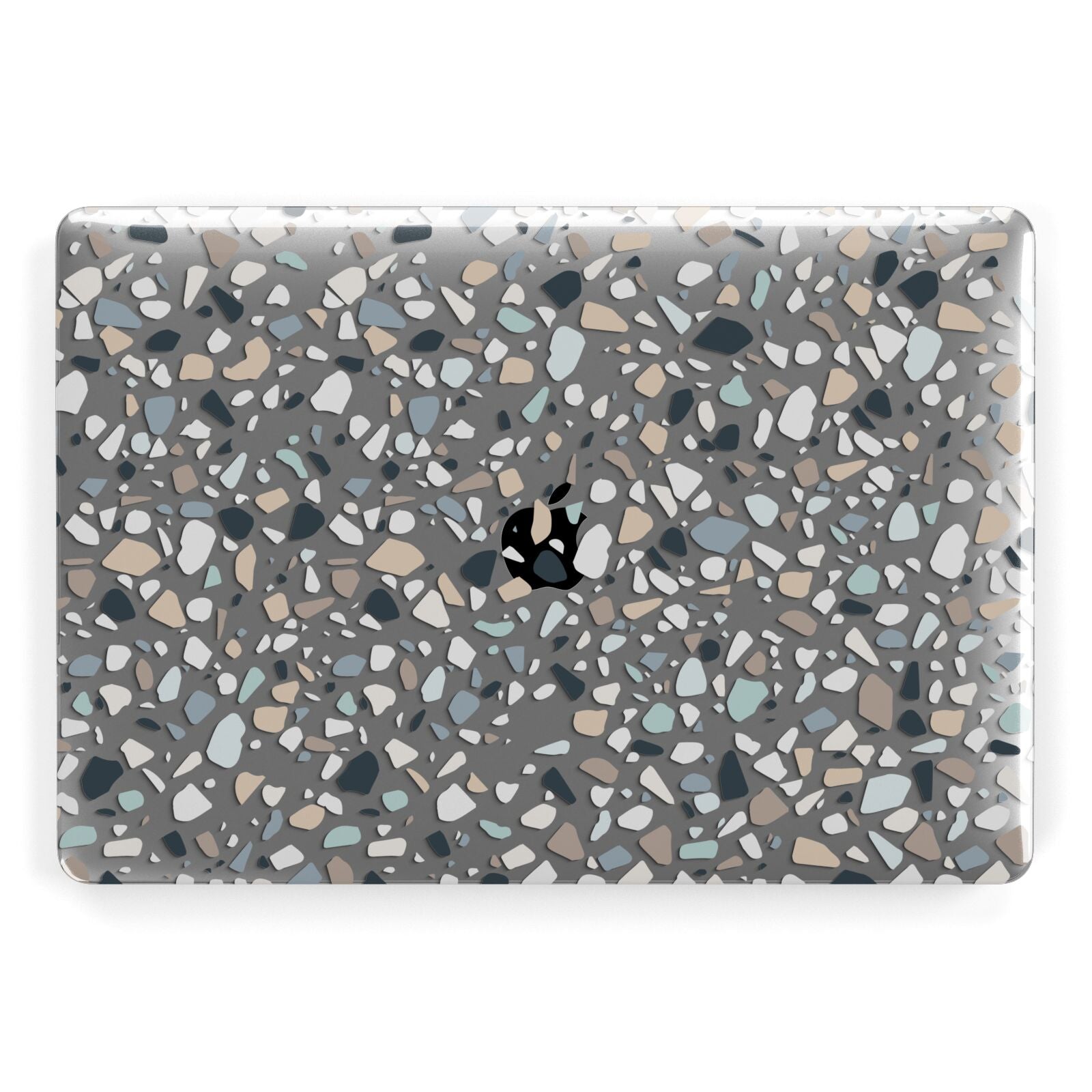 Clear Terrazzo Pattern Apple MacBook Case