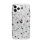 Terrazzo Pattern Apple iPhone 11 Pro Max in Silver with Bumper Case