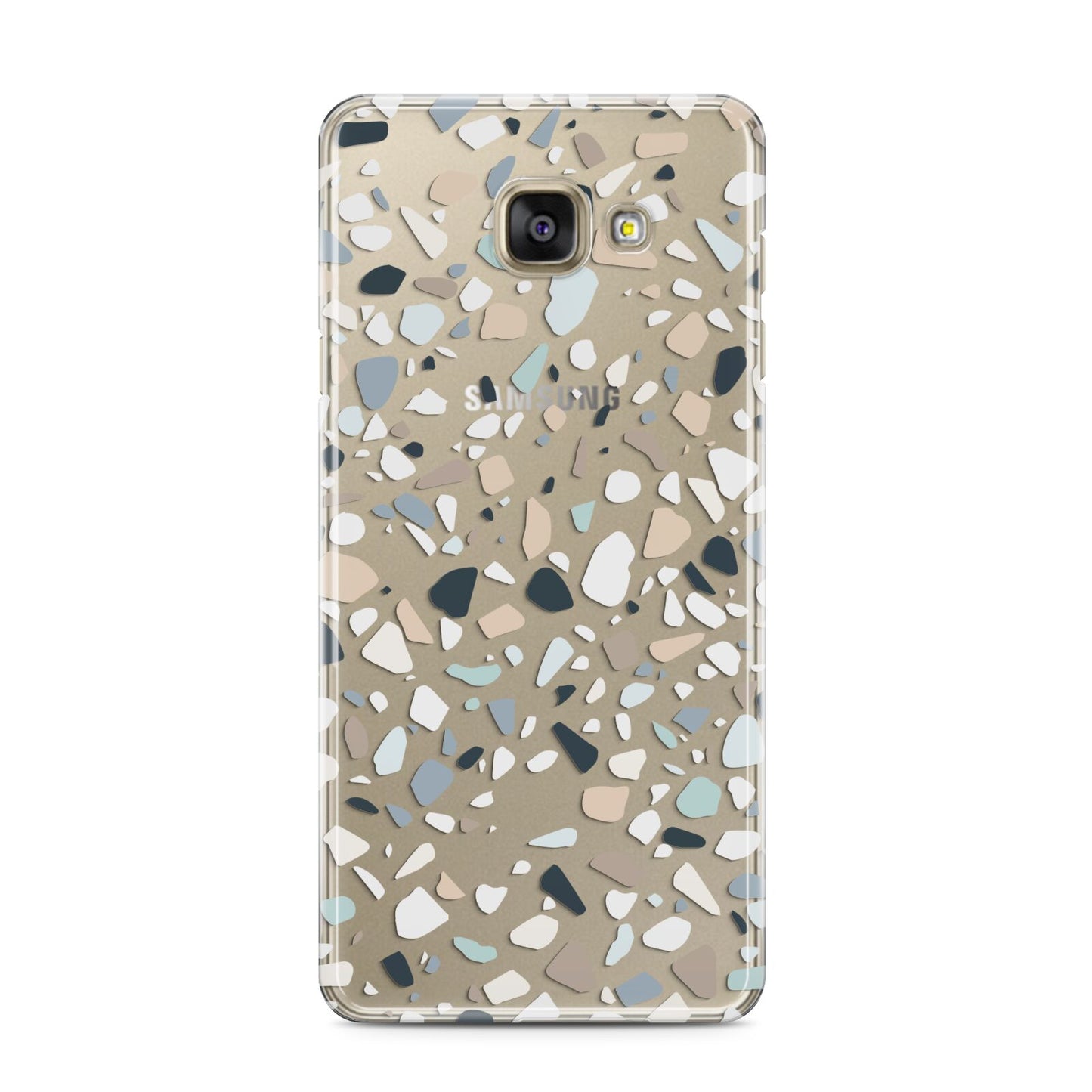 Terrazzo Pattern Samsung Galaxy A3 2016 Case on gold phone