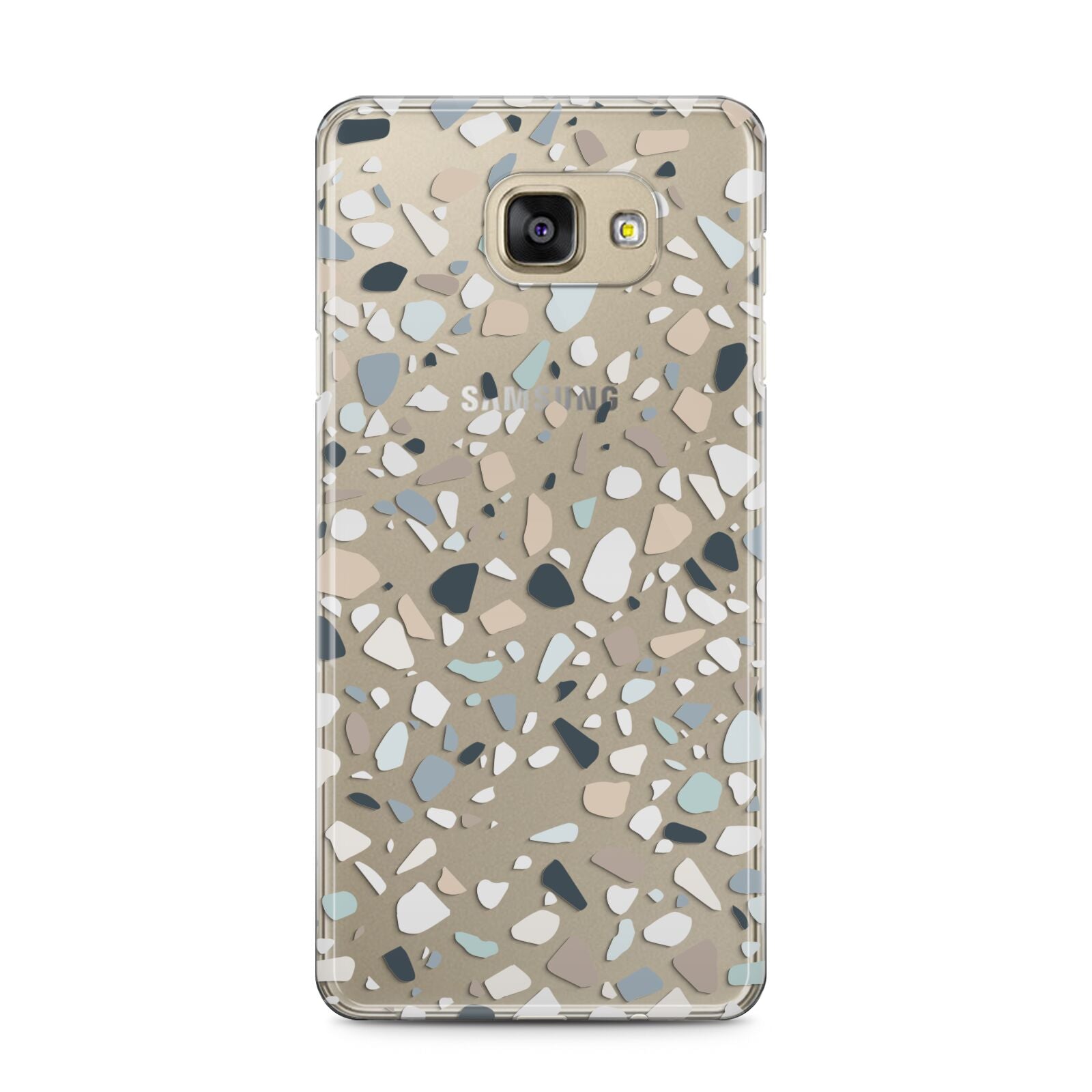 Terrazzo Pattern Samsung Galaxy A5 2016 Case on gold phone