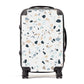 Clear Terrazzo Pattern Suitcase