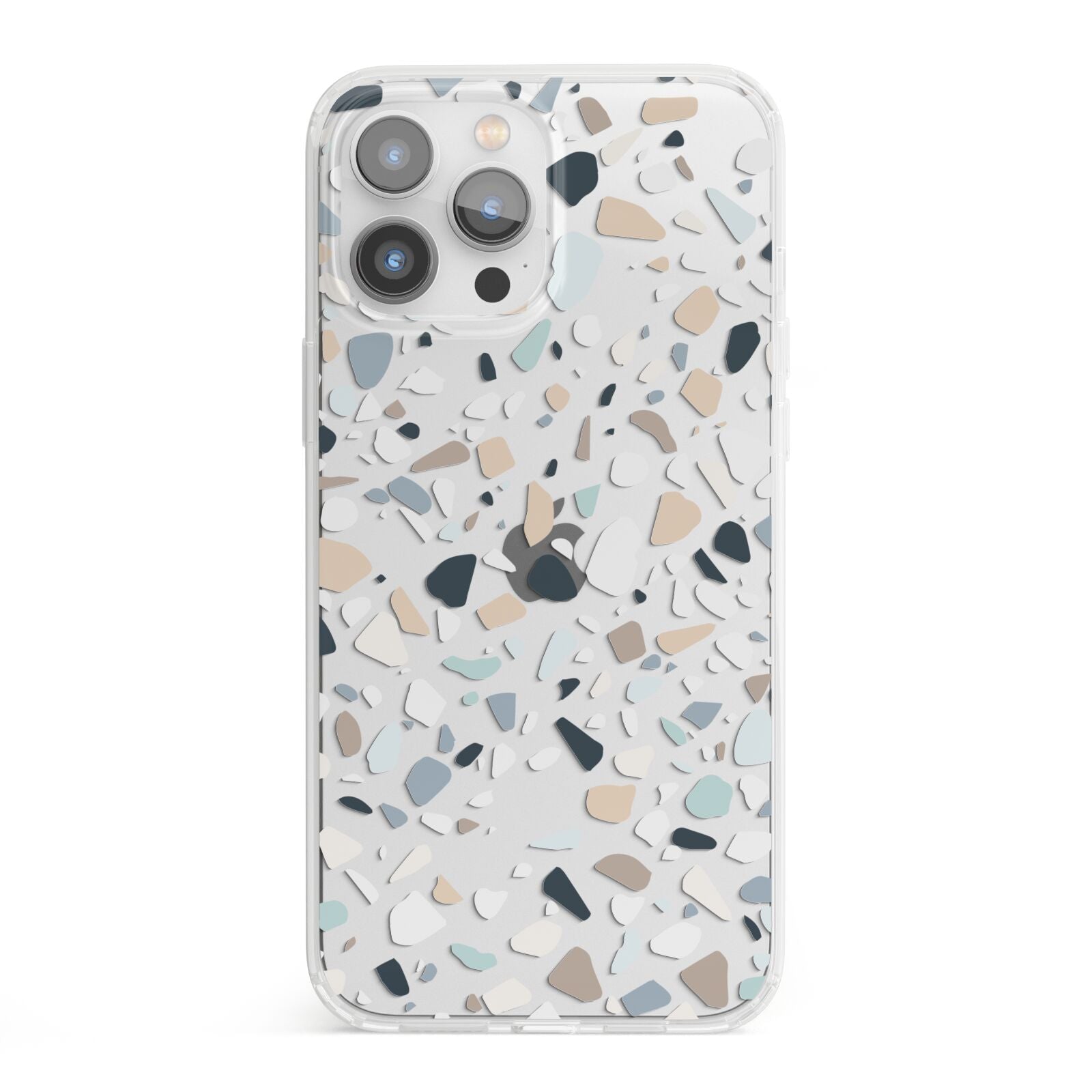 Terrazzo Pattern iPhone 13 Pro Max Clear Bumper Case