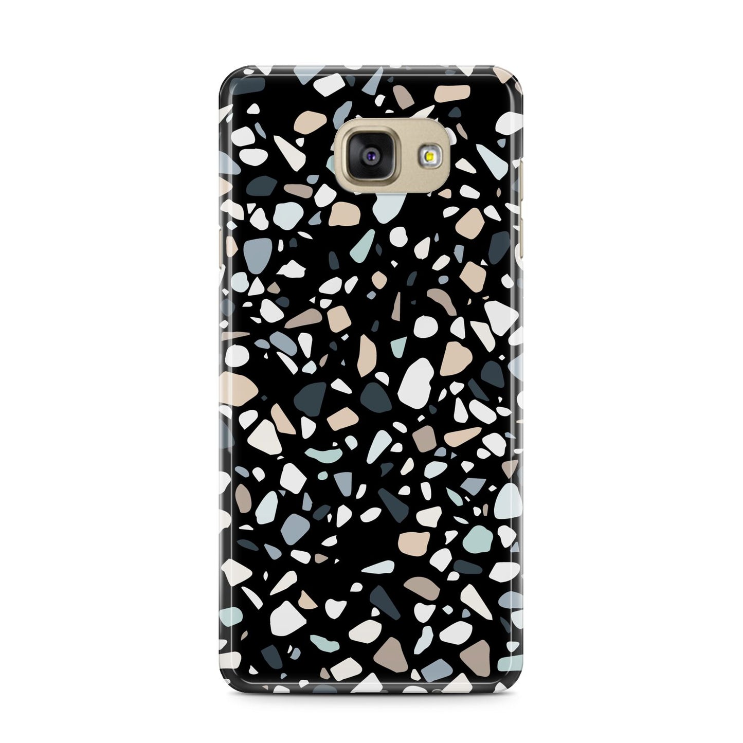Terrazzo Samsung Galaxy A7 2016 Case on gold phone