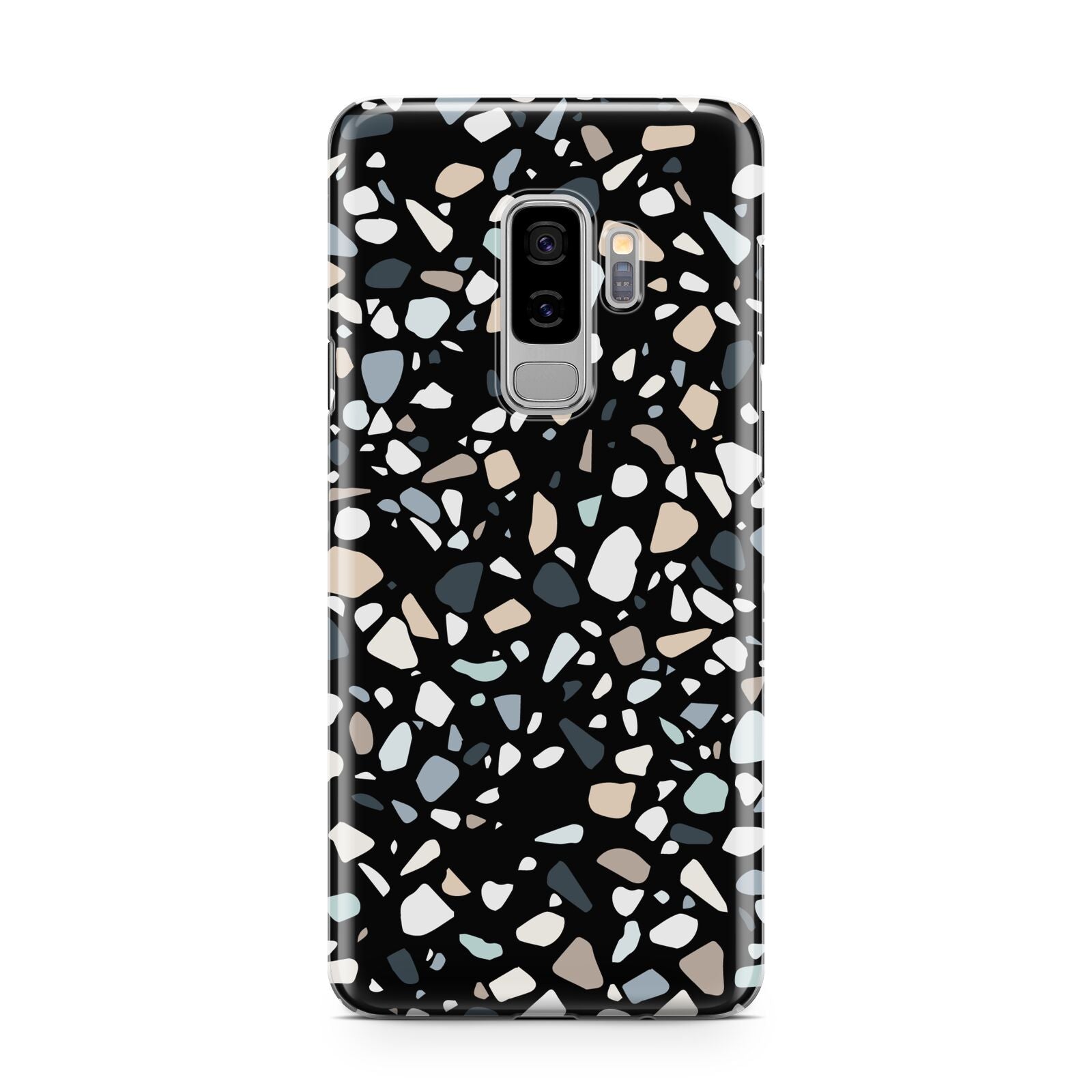 Terrazzo Samsung Galaxy S9 Plus Case on Silver phone