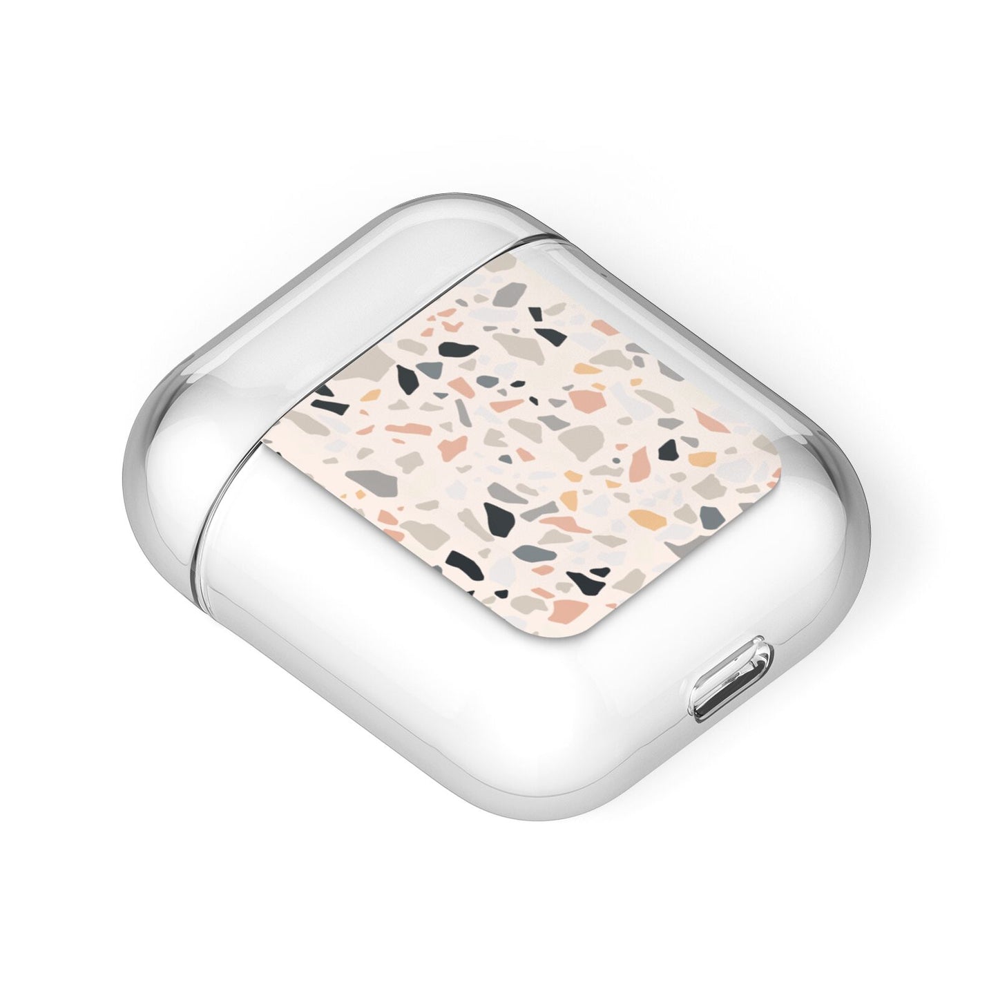 Terrazzo Stone AirPods Case Laid Flat