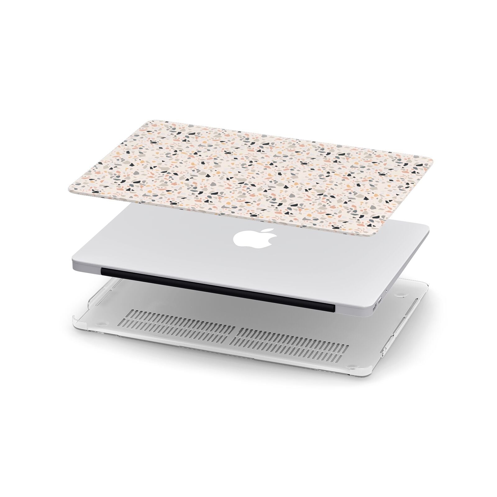Terrazzo Stone Apple MacBook Case in Detail