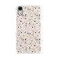 Terrazzo Stone Apple iPhone XR White 3D Snap Case
