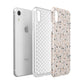 Terrazzo Stone Apple iPhone XR White 3D Tough Case Expanded view