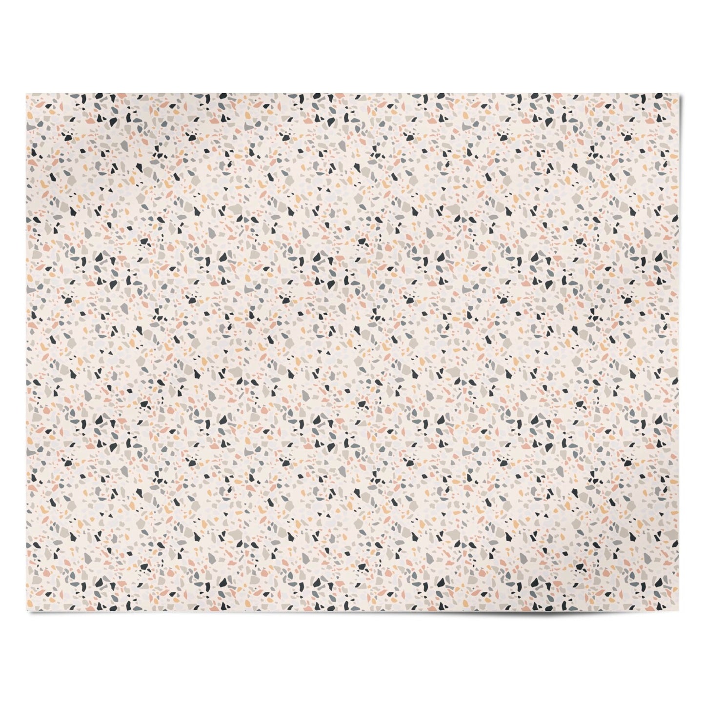 Terrazzo Stone Personalised Wrapping Paper Alternative