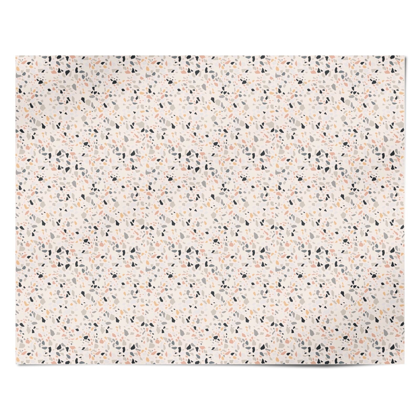Terrazzo Stone Personalised Wrapping Paper Alternative
