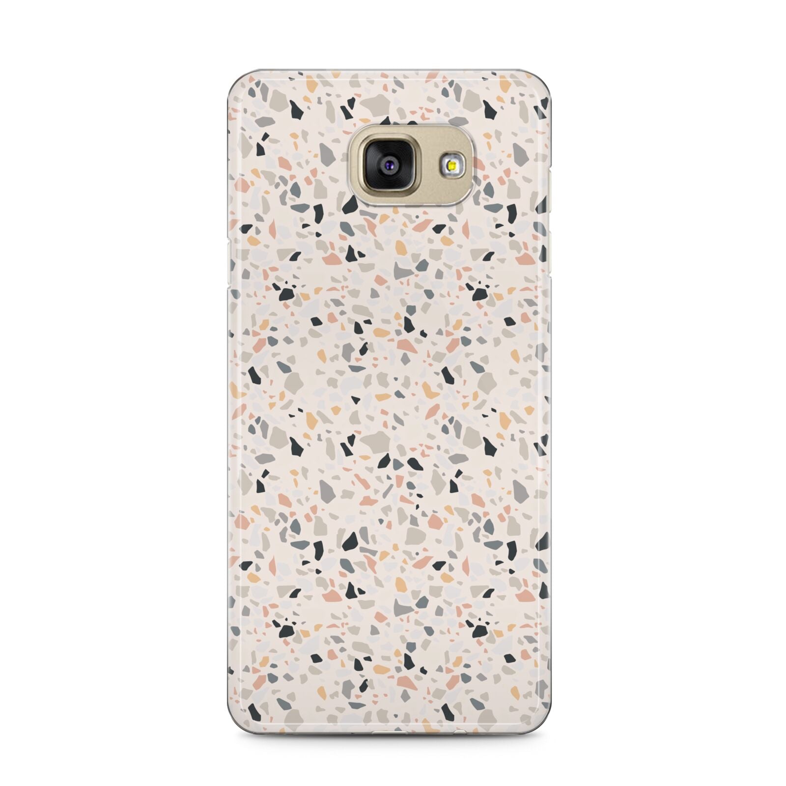 Terrazzo Stone Samsung Galaxy A5 2016 Case on gold phone