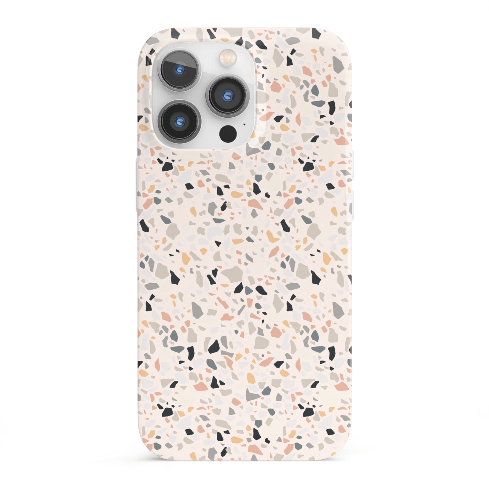 Terrazzo Stone iPhone 13 Pro Full Wrap 3D Snap Case