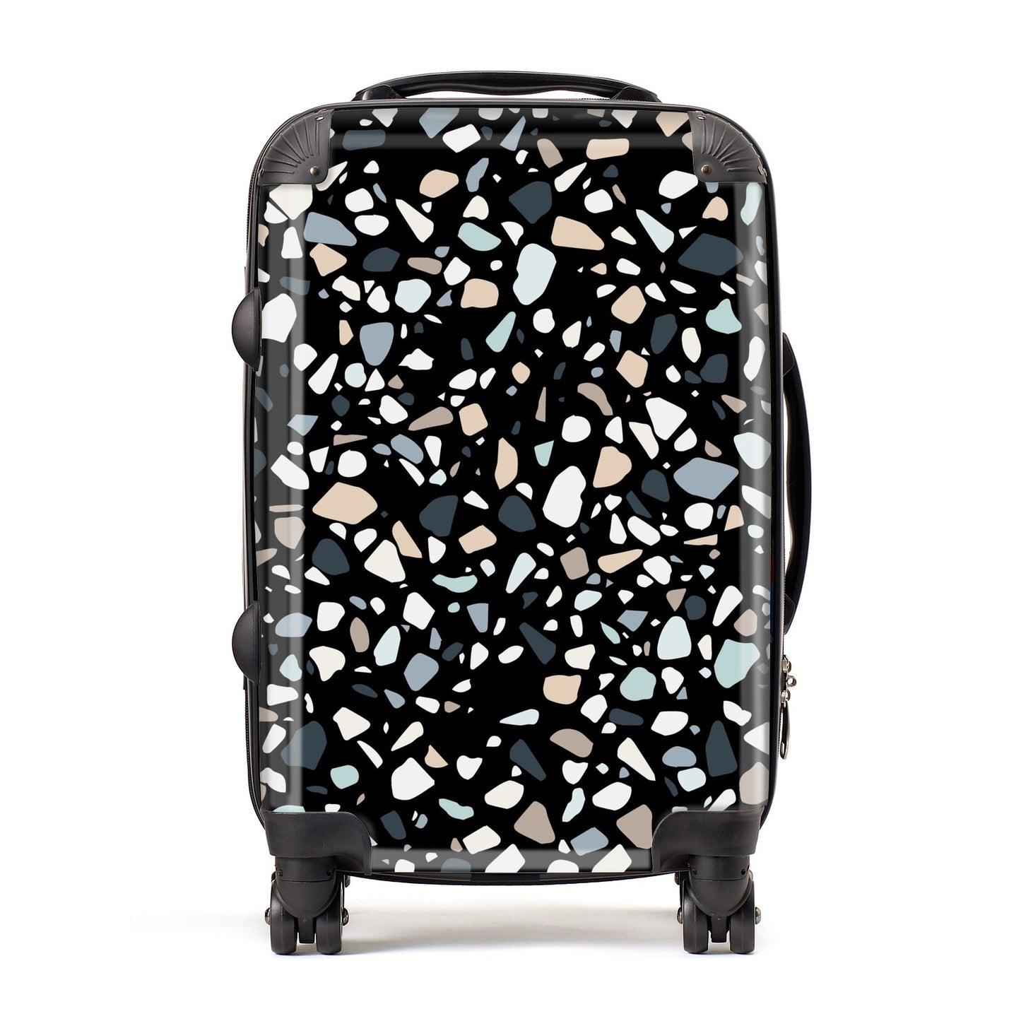 Clear Terrazzo Suitcase
