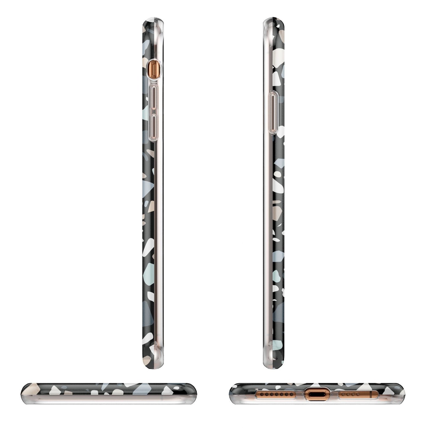 Terrazzo iPhone 11 Pro Max 3D Tough Case Angle Images