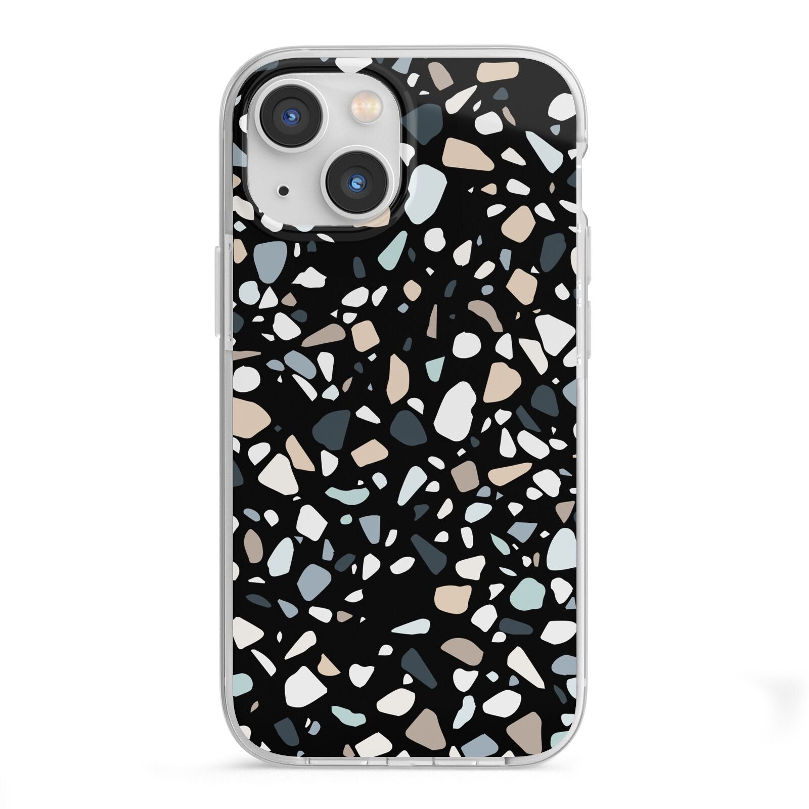 Terrazzo iPhone 13 Mini TPU Impact Case with White Edges