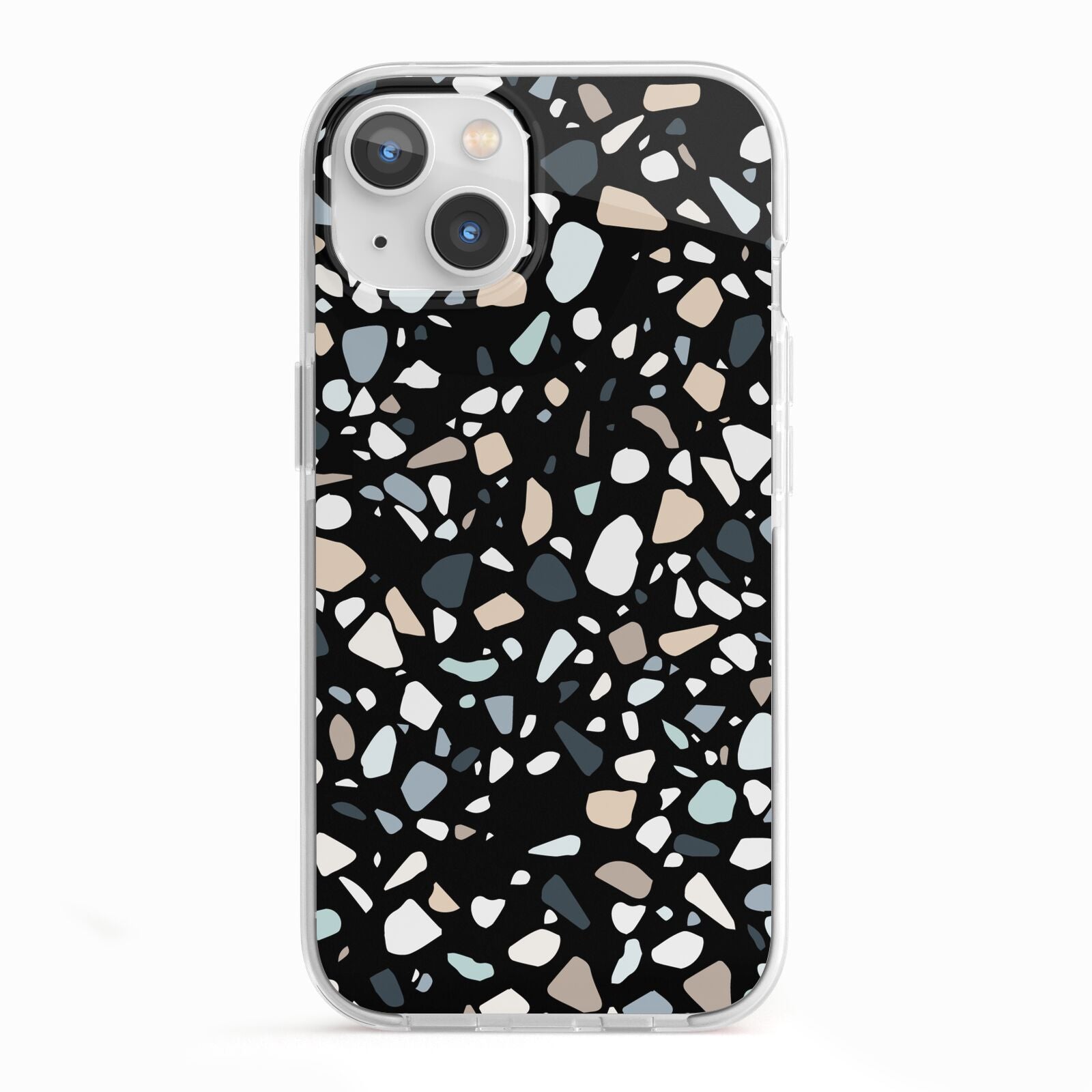 Terrazzo iPhone 13 TPU Impact Case with White Edges