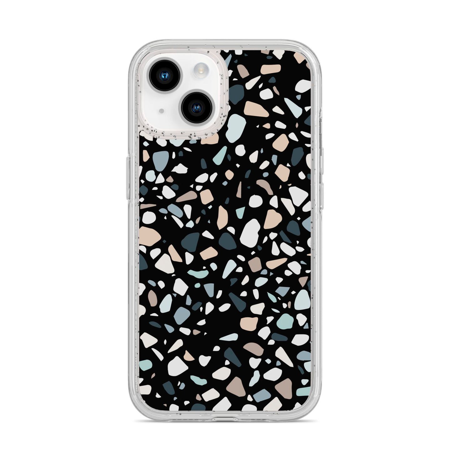 Terrazzo iPhone 14 Glitter Tough Case Starlight