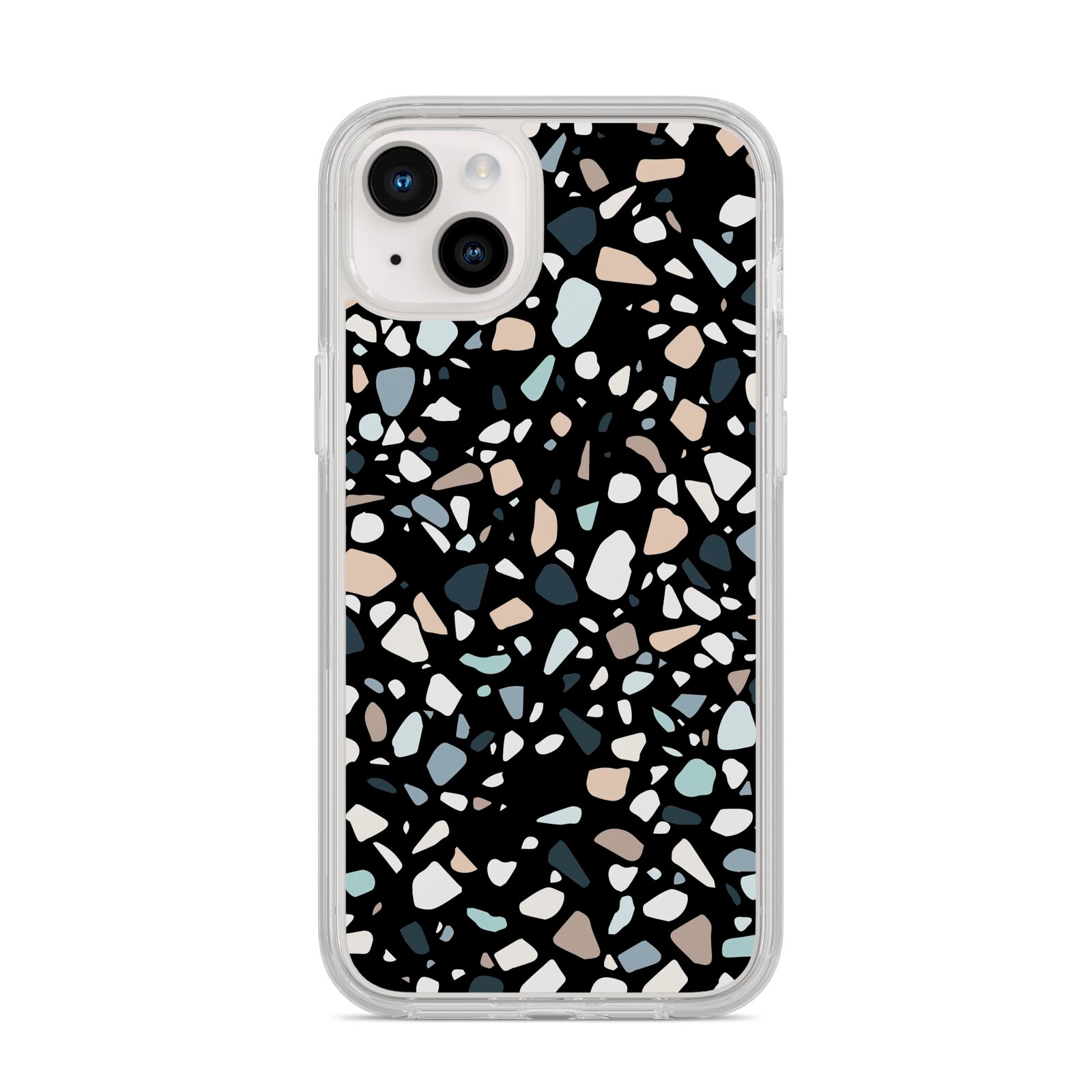 Terrazzo iPhone 14 Plus Clear Tough Case Starlight
