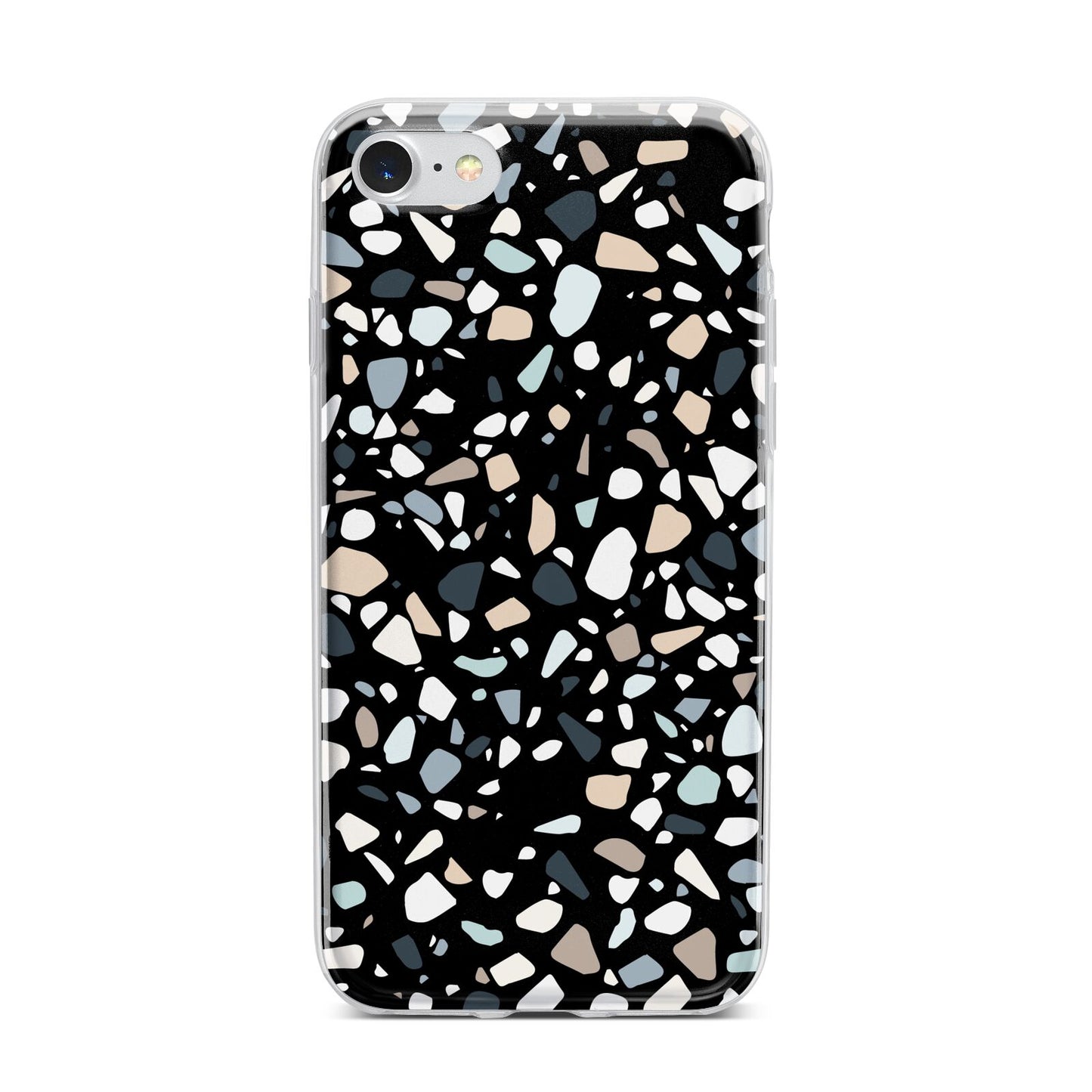 Terrazzo iPhone 7 Bumper Case on Silver iPhone