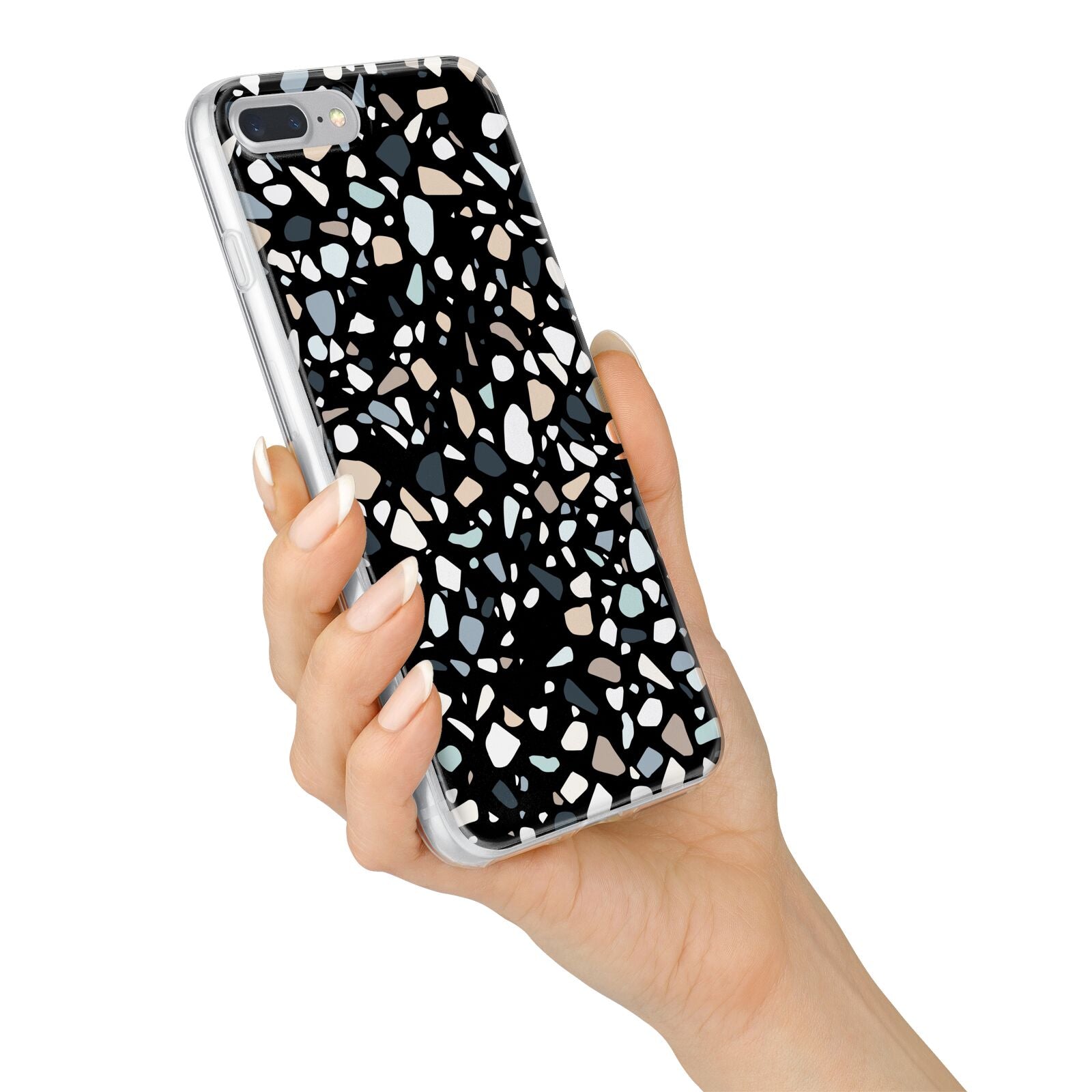 Terrazzo iPhone 7 Plus Bumper Case on Silver iPhone Alternative Image