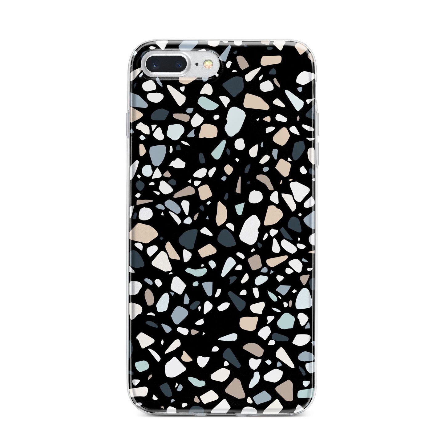 Terrazzo iPhone 7 Plus Bumper Case on Silver iPhone