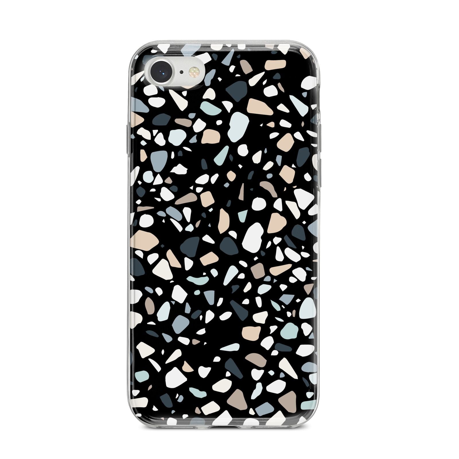 Terrazzo iPhone 8 Bumper Case on Silver iPhone