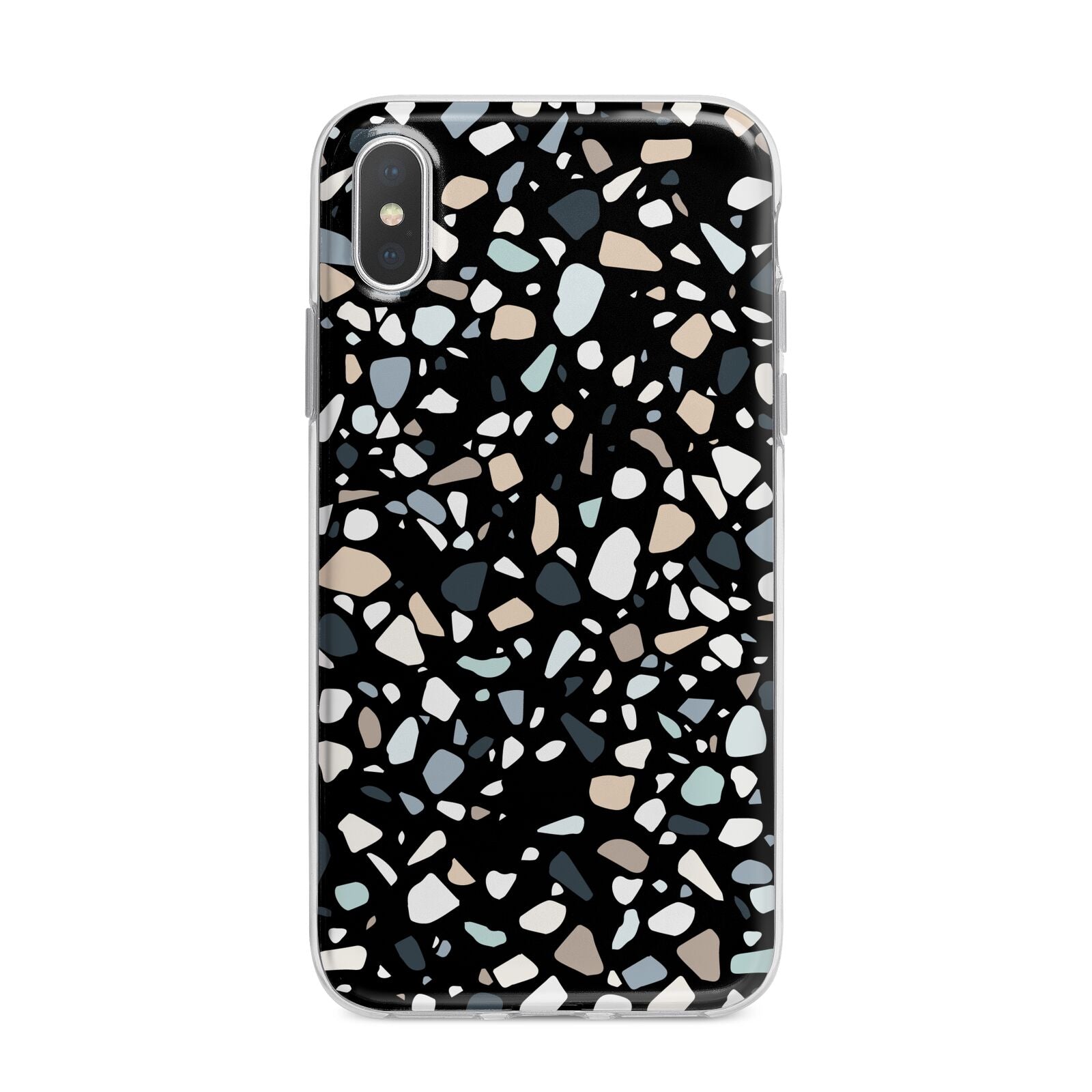 Terrazzo iPhone X Bumper Case on Silver iPhone Alternative Image 1