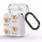 Terri Poo Icon with Name AirPods Clear Case Side Image