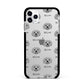Terri Poo Icon with Name Apple iPhone 11 Pro Max in Silver with Black Impact Case