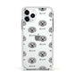 Terri Poo Icon with Name Apple iPhone 11 Pro in Silver with White Impact Case