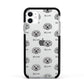 Terri Poo Icon with Name Apple iPhone 11 in White with Black Impact Case