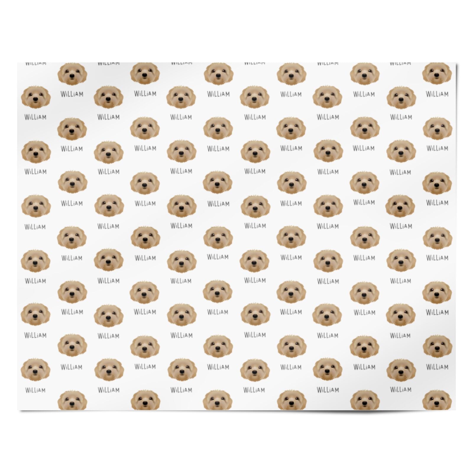 Terri Poo Icon with Name Personalised Wrapping Paper Alternative