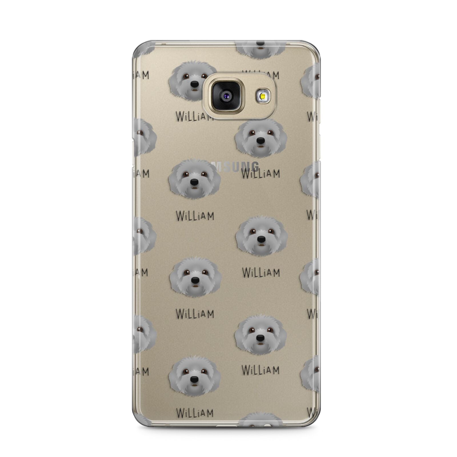 Terri Poo Icon with Name Samsung Galaxy A5 2016 Case on gold phone
