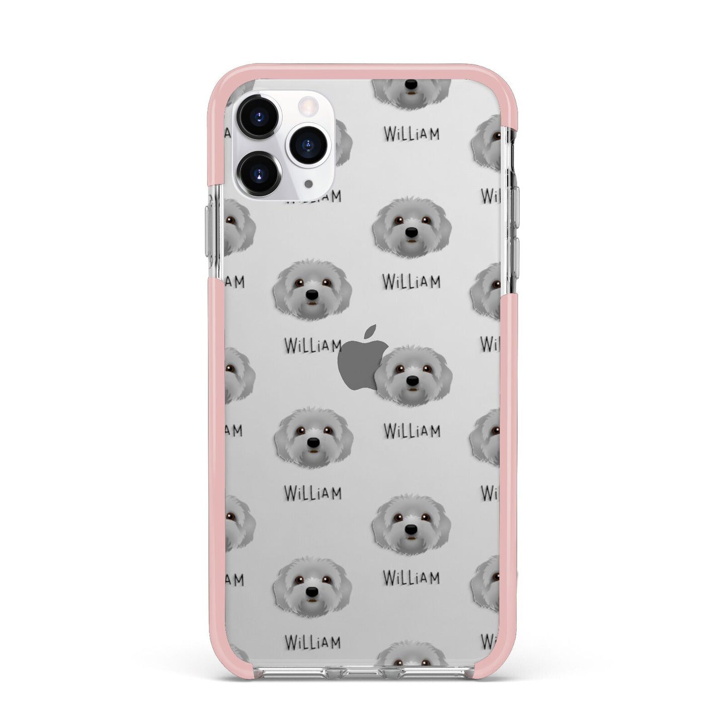 Terri Poo Icon with Name iPhone 11 Pro Max Impact Pink Edge Case