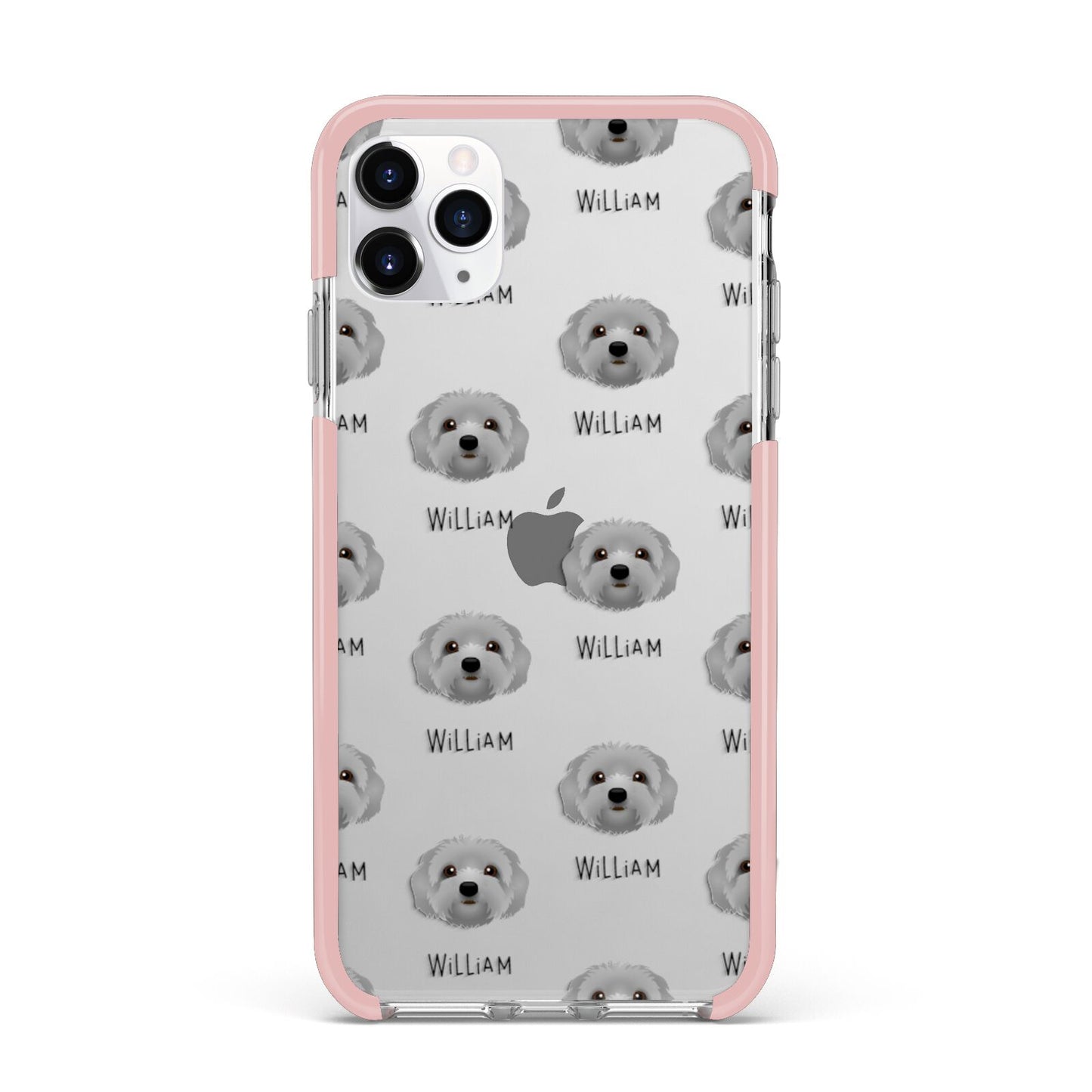 Terri Poo Icon with Name iPhone 11 Pro Max Impact Pink Edge Case