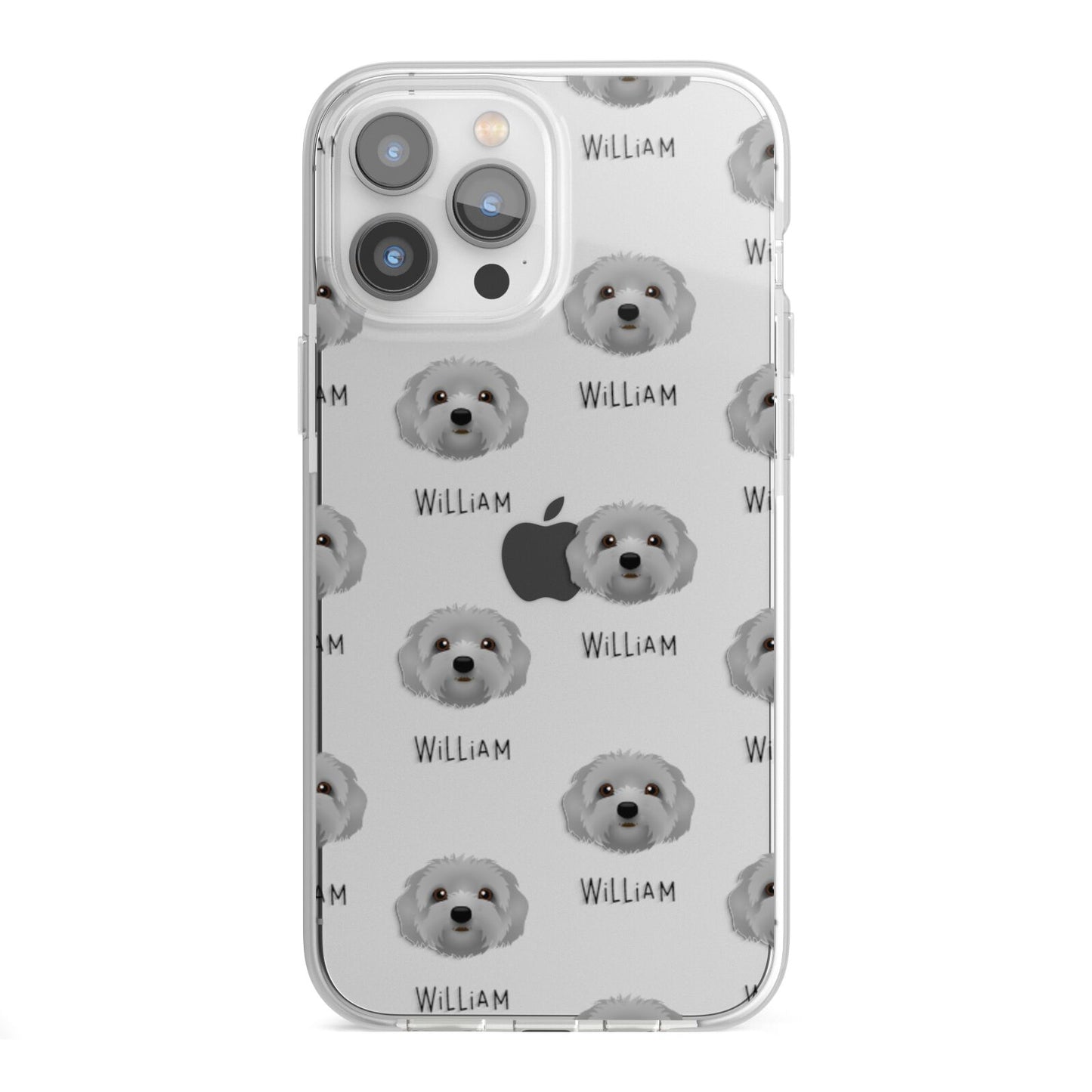 Terri Poo Icon with Name iPhone 13 Pro Max TPU Impact Case with White Edges