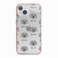 Terri Poo Icon with Name iPhone 13 TPU Impact Case with Pink Edges