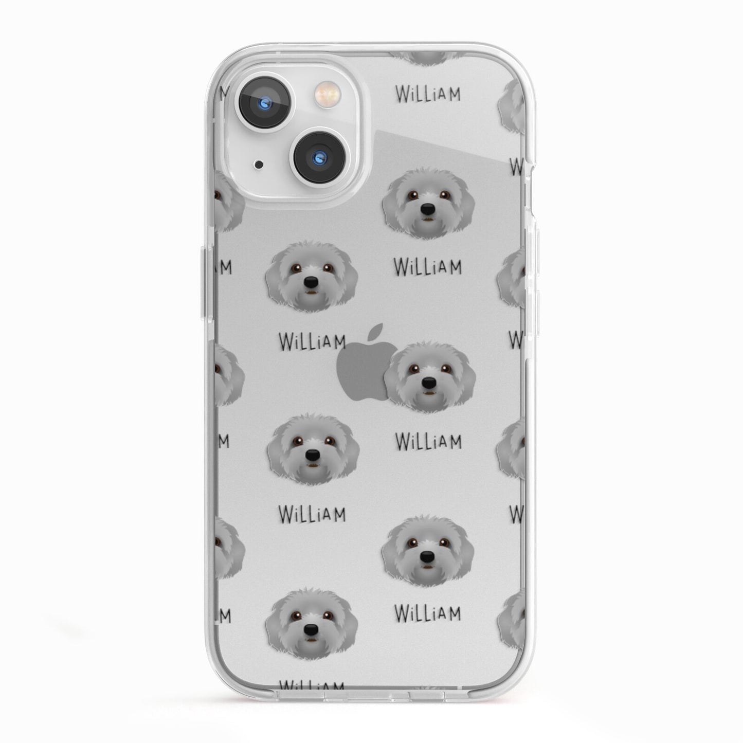 Terri Poo Icon with Name iPhone 13 TPU Impact Case with White Edges