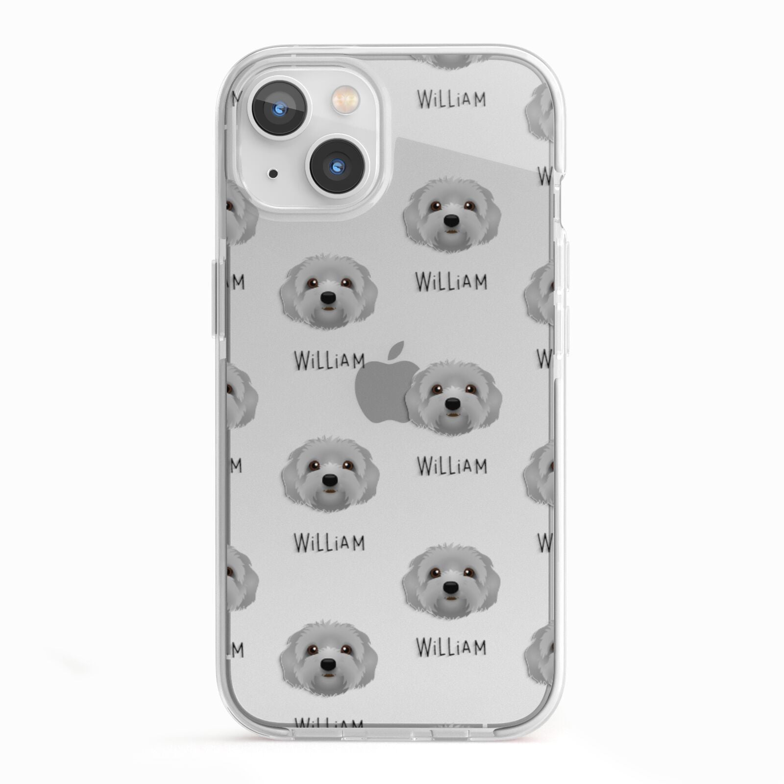 Terri Poo Icon with Name iPhone 13 TPU Impact Case with White Edges