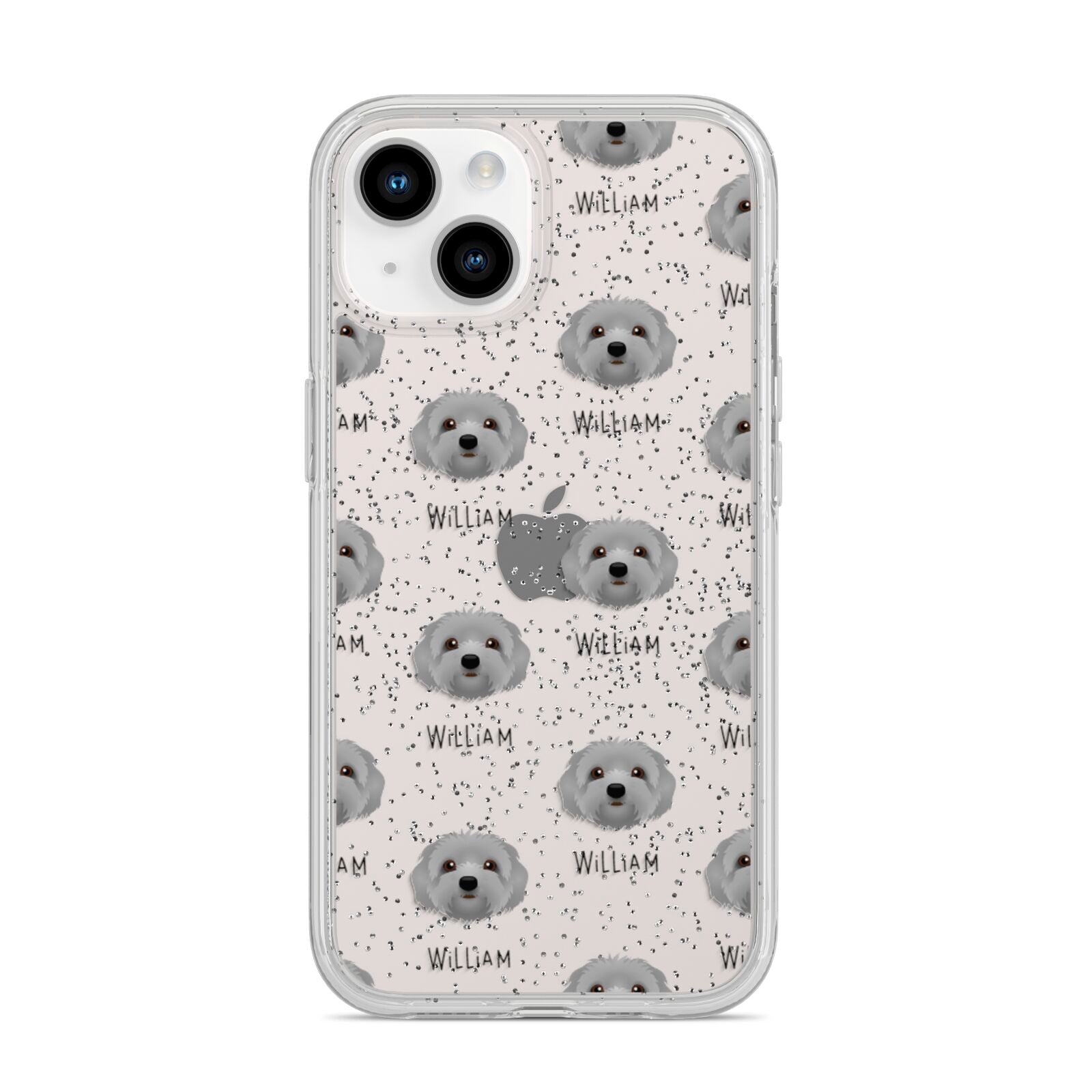 Terri Poo Icon with Name iPhone 14 Glitter Tough Case Starlight