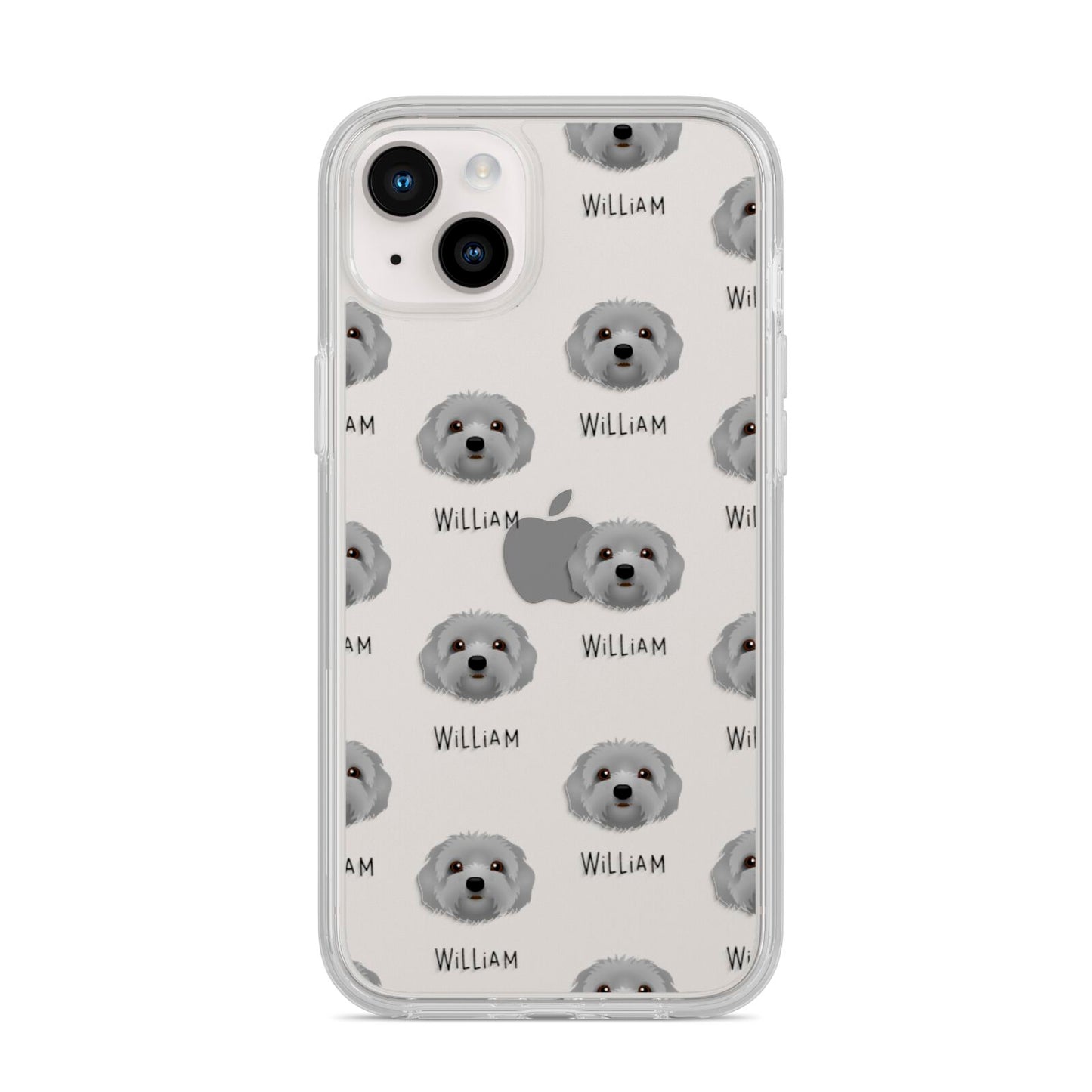 Terri Poo Icon with Name iPhone 14 Plus Clear Tough Case Starlight