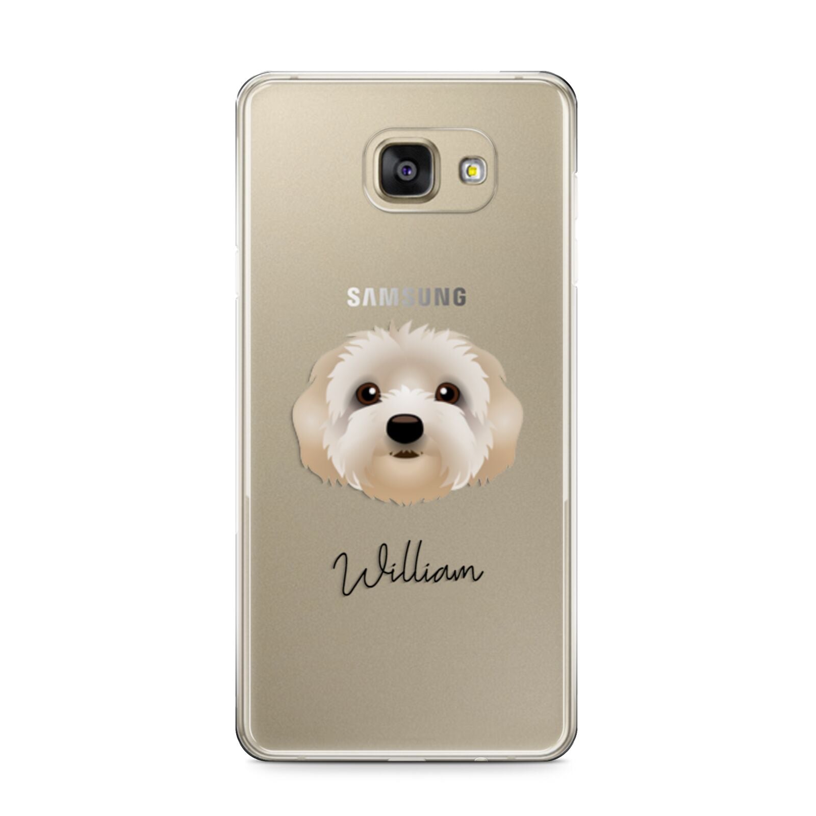 Terri Poo Personalised Samsung Galaxy A9 2016 Case on gold phone