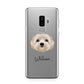 Terri Poo Personalised Samsung Galaxy S9 Plus Case on Silver phone