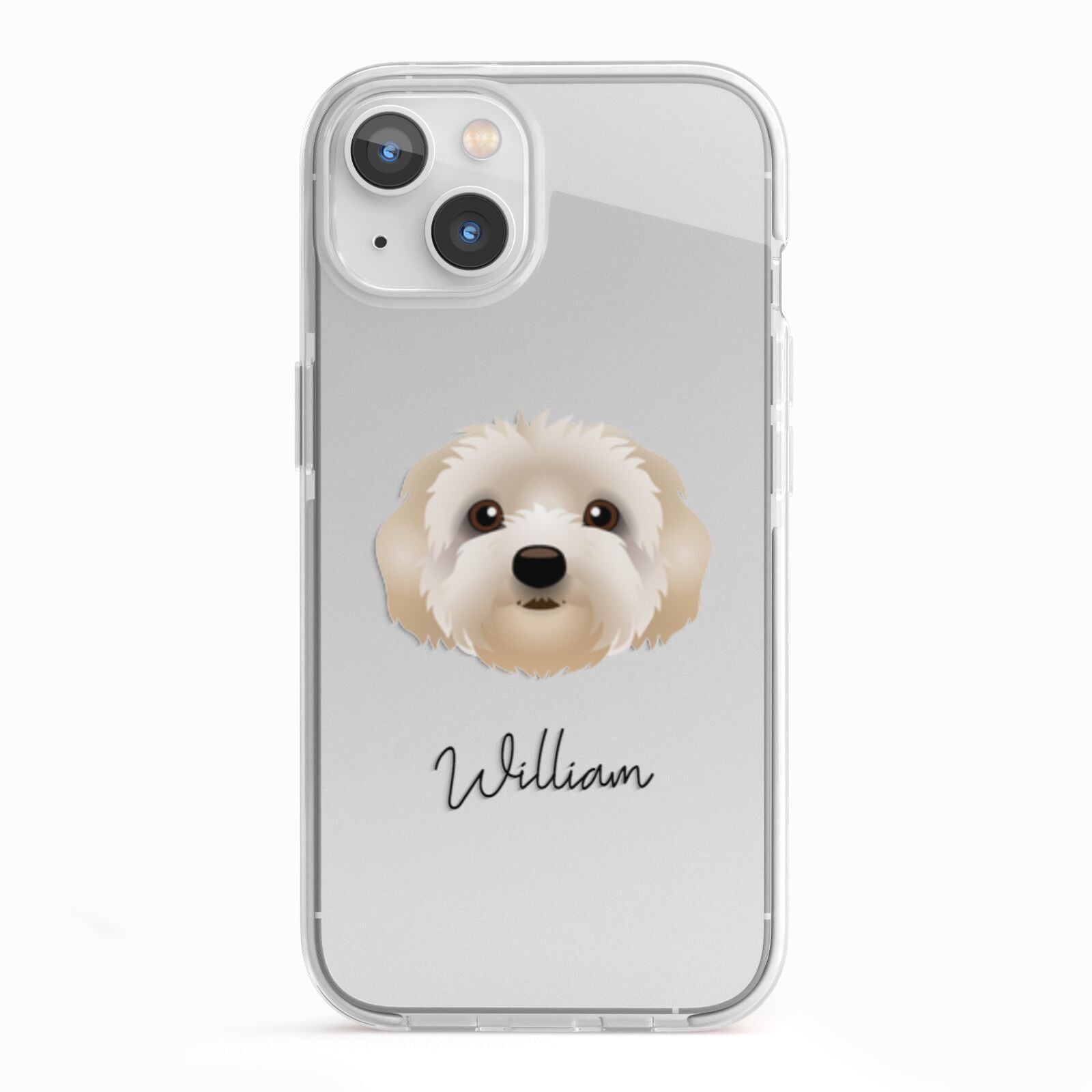 Terri Poo Personalised iPhone 13 TPU Impact Case with White Edges